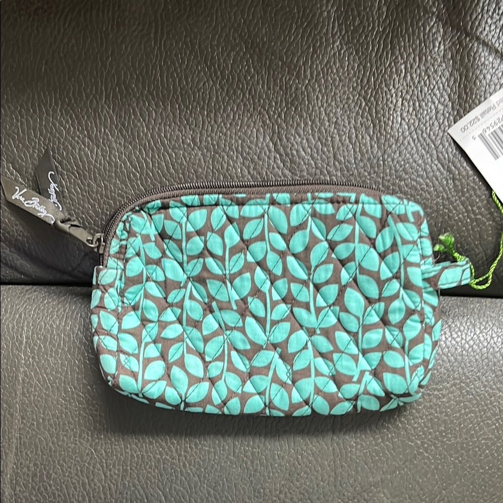 Vera Bradley small cosmetic case in shower vines